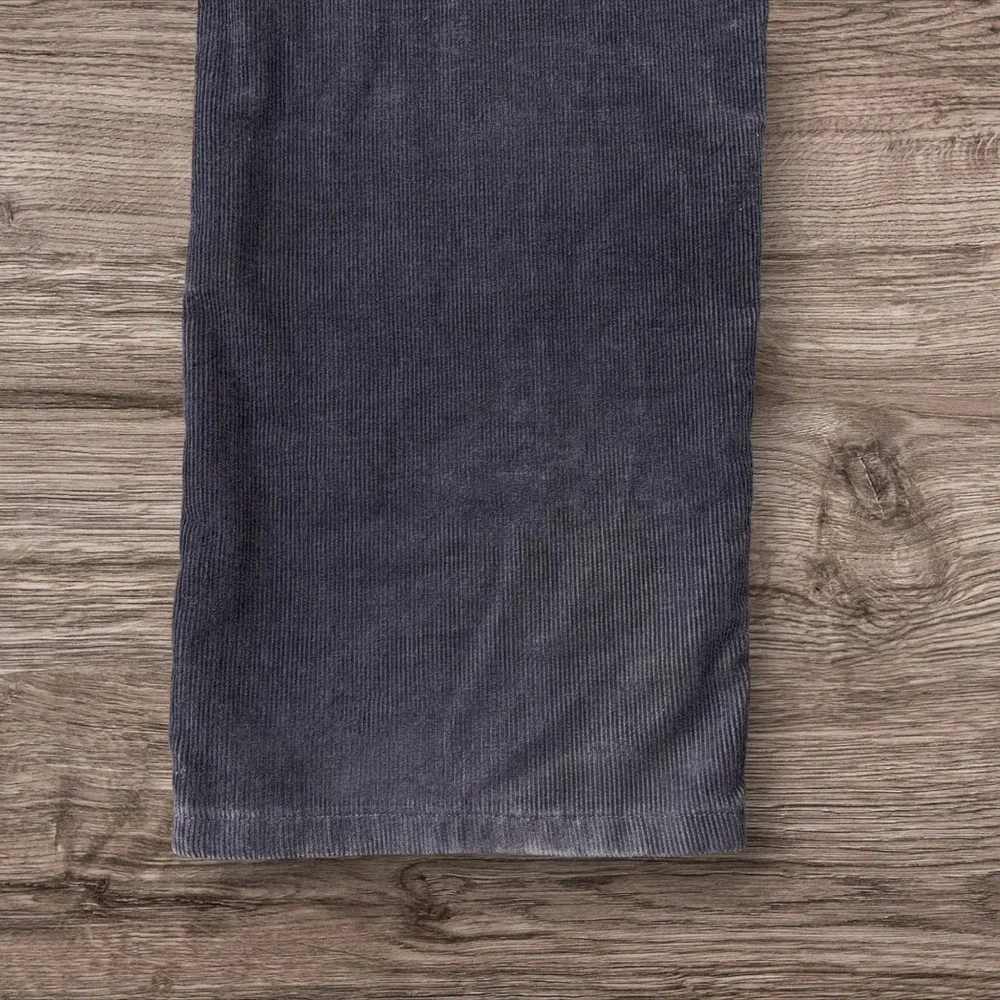 Vintage Levi's 505 Corduroy Pants 2003 36xL31 Charcoal Gray Reg Fit Straight Leg